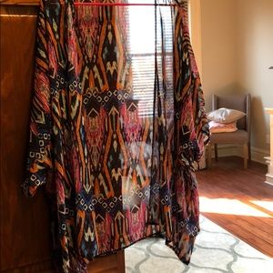 Gorgeous swim cover up multi colored